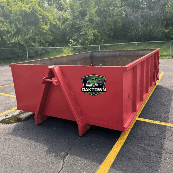 Red Front 20 Yard Dumpster